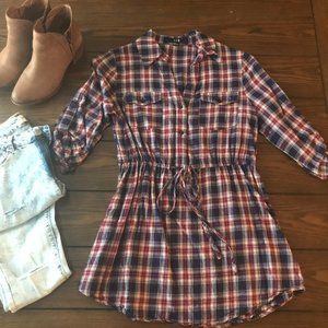 Plaid Flannel Button Down